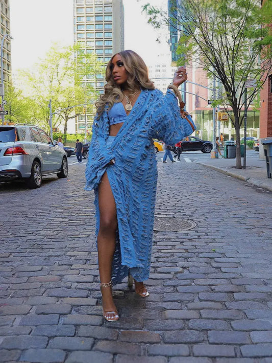 Long Ruffle Jacket
